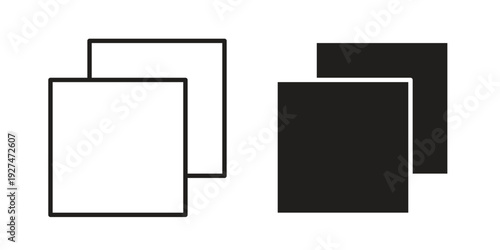 Window Maximize icon. Outline and flat icons collection. EPS10