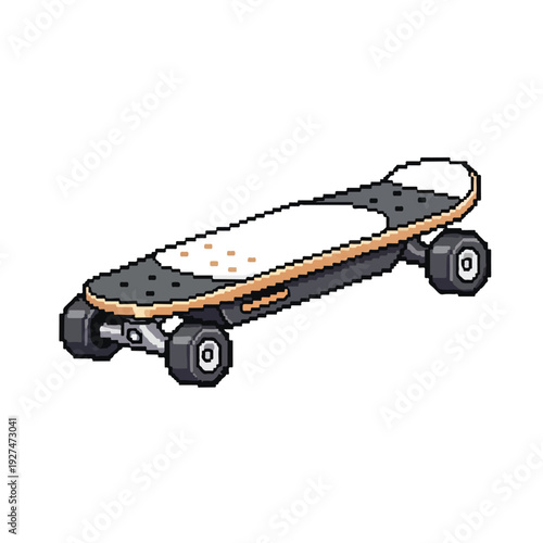 Electric Skateboard Illustration