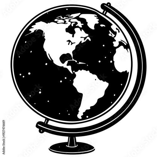 "Globe Graphic Design File – High-Quality Digital Vector for Designers"