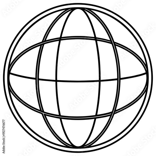 "Globe Graphic Design File – High-Quality Digital Vector for Designers"