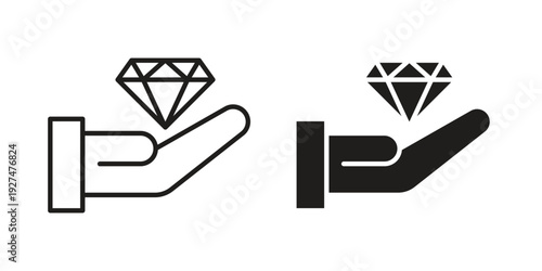 Value Proposition icon symbol vector illustration on white background. Flat design.