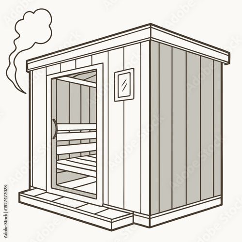 High-quality sauna graphics for digital projects and creative designs.