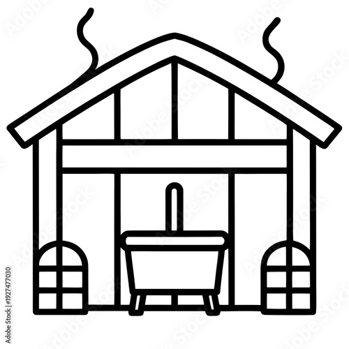 High-quality sauna graphics for digital projects and creative designs.