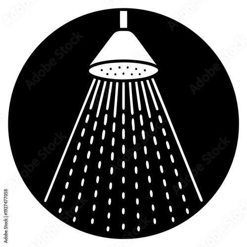 High-quality shower-themed graphic design file for digital projects and creative use