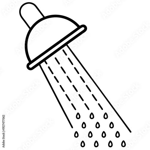 High-quality shower-themed graphic design file for digital projects and creative use