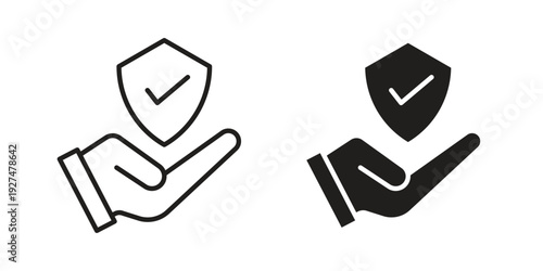 Policyholder icon suitable symbol. Simple stock illustration stock