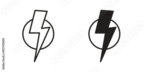 Power icon suitable symbol. Simple stock illustration stock