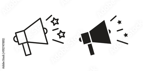 Promotion icon suitable symbol. Simple stock illustration stock