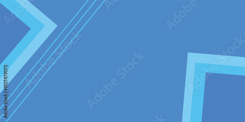 Adobe Illustrator Workspace With Blue Abstract Banner Vector Artwork On Desktop Computer Screen