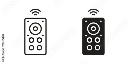Remote control icon suitable symbol. Simple stock illustration stock