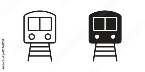 Train icon suitable symbol. Simple stock illustration stock