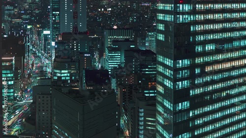 Tokyo Night Cityscape Time-lapse cityscape