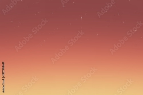 A background image with a gradient of colors, embellished with sparkles or small stars.