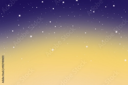 A background image with a gradient of colors, embellished with sparkles or small stars.