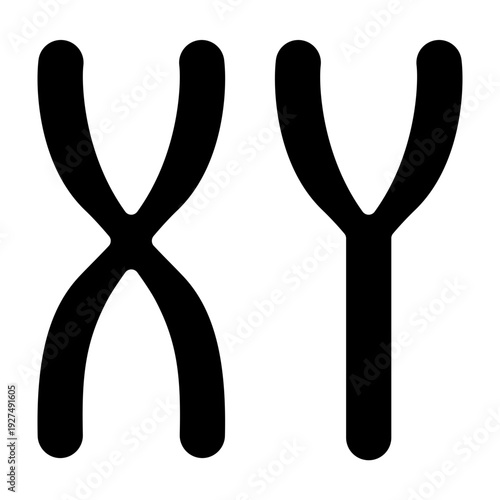 Chromosome Vector Glyph Icon Design