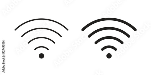 Signal icon suitable vector symbol for graphic design, logo, web site, social media