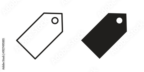 Tag icon suitable vector symbol for graphic design, logo, web site, social media