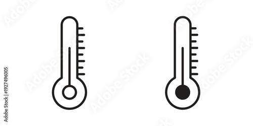 Temperature icon suitable vector symbol for graphic design, logo, web site, social media