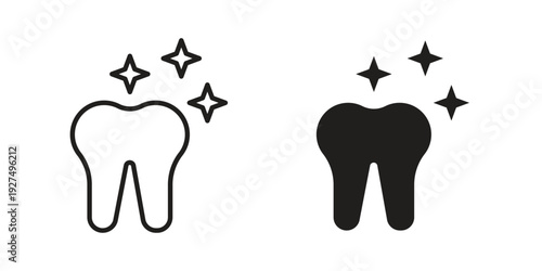 Tooth icon suitable vector symbol for graphic design, logo, web site, social media