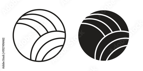 Volley ball icon suitable vector symbol for graphic design, logo, web site, social media
