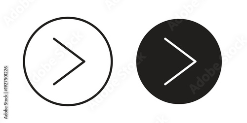 Is greater than icon in black solid style. linear symbol.