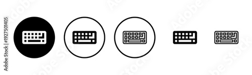 Keyboard icon logo design. keyboard sign and symbol