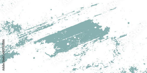 Abstract grunge background featuring blue watercolor splashes and ink drops with a dirty paint texture and a dusty vector pattern design