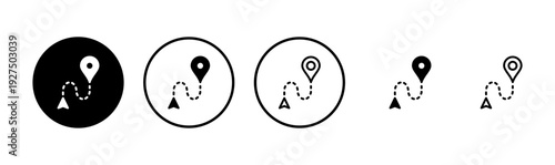 Maps and pin icon logo design. location sign and symbol. geo locate, pointer icon.