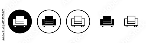 Sofa icon logo design. sofa sign and symbol. furniture icon