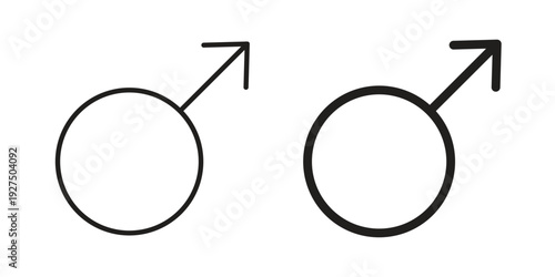 Male icon in black solid style. linear symbol.