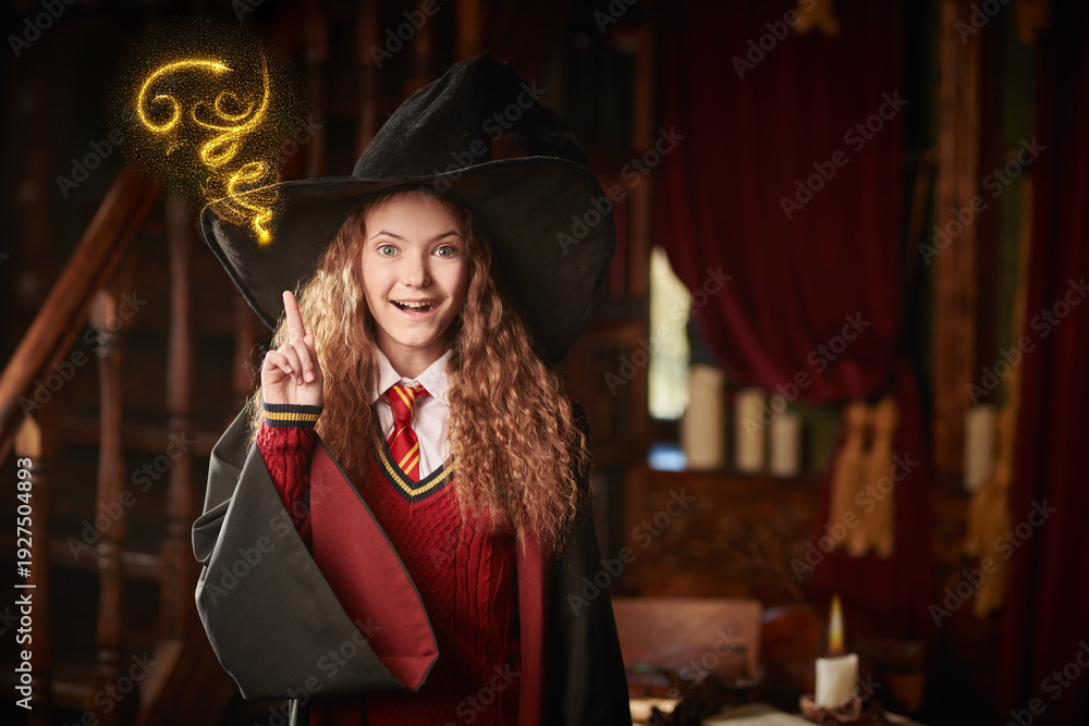 Fototapeta premium Young Wizard Discovery