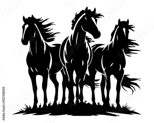 Dynamic Horse Silhouettes