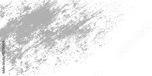 Grungy Brush Stroke Abstract: A textured, artistic brush stroke in shades of grey, adding a touch of grit and visual interest, perfect for backgrounds and design elements.