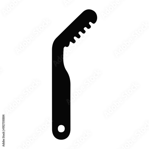 Black Plastic Bottle Opener Tool.