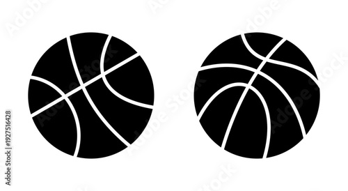 Basketball icon symbol for apps and websites. Basketball ball sign and symbol