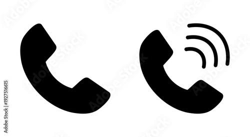 Call icon symbol for apps and websites. telephone sign and symbol. phone icon. contact us