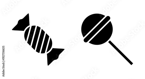 Candy icon symbol for apps and websites. candy sign and symbol.