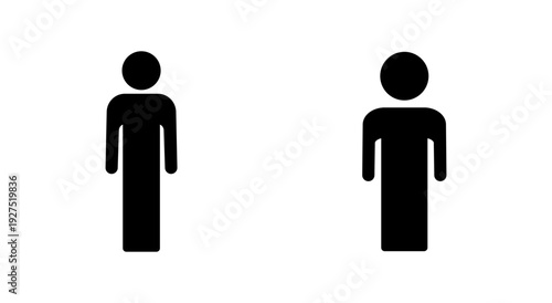 Man icon symbol for apps and websites. male sign and symbol. human symbol