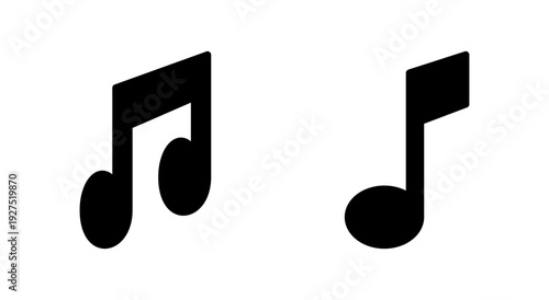 Music icon symbol for apps and websites. note music sign and symbol