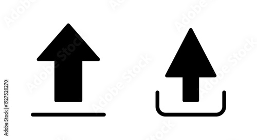Upload icon symbol for apps and websites. load data sign and symbol