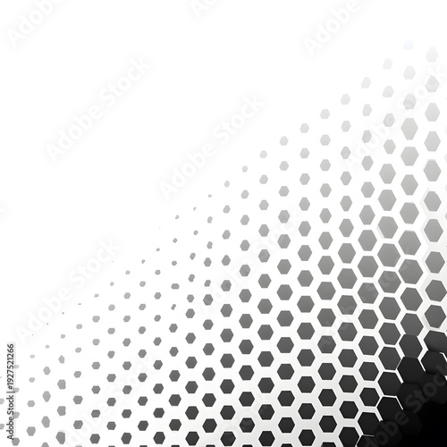 Abstract honeycomb pattern with a gradient effect