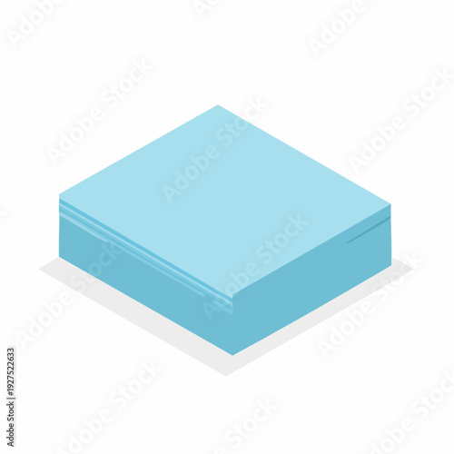Medical documents stack on a business table with doctor and nurse icons in vector format