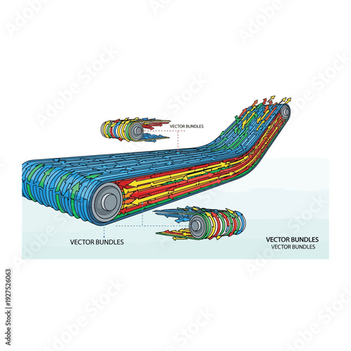 Airflow simulation in jet engine turbine, showing heat and speed distribution