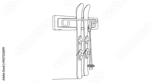 Simple black and white street signpost illustration.