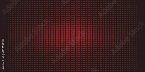 Seamless dark carbon fiber texture featuring an abstract red background with a mesh grid pattern and metallic black steel dots for a modern technology wallpaper design