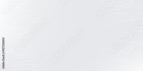 Abstract grey white technology background, high tech digital connection, communication, high tech concept, science.