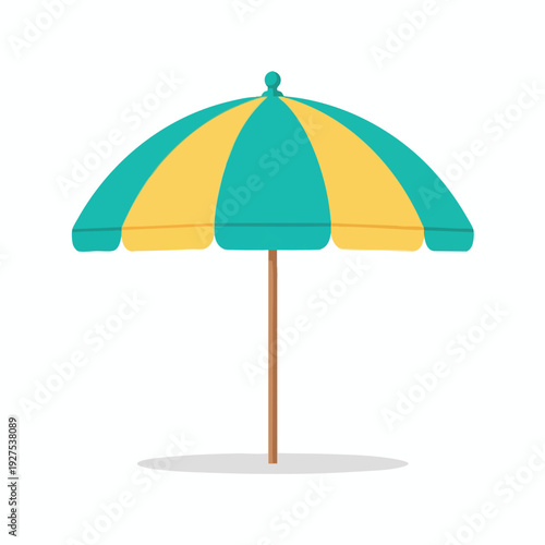 Colorful Beach Umbrella for Outdoor Relaxation and Sun Protection