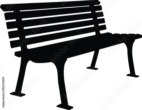 This black silhouette of a park bench is a versatile asset for designers looking for urban, outdoor, or minimalist elements. Below are the SEO-optimized metadata details for Adobe