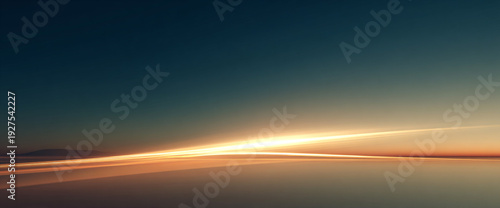 Panel kuchenny z motywem Minimal gradient backdrop with soft warm streak of light and subtle glow reflections, clean matte surface, 32k ultra HD