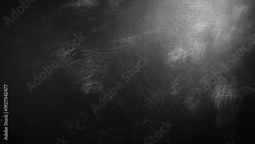 Chalk rubbed out on blackboard background. Dark Blackboard of Chalkboard Texture Background.